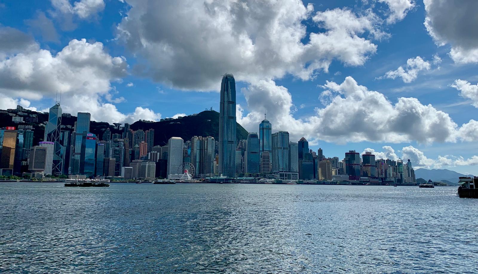 Hong Kong skyline from Victoria Harbour